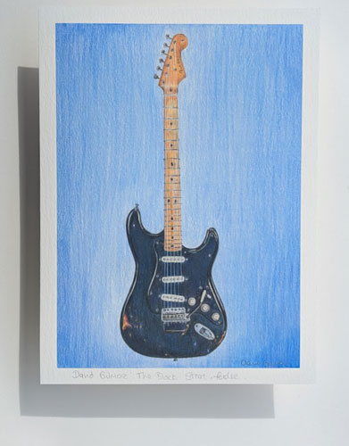 David Gilmour's Guitar Giclée Print