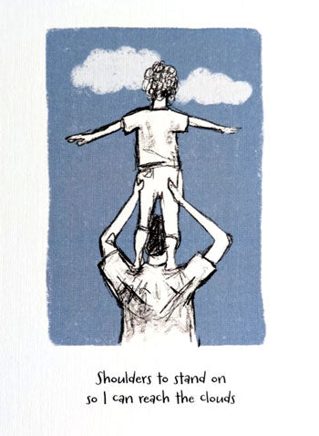 Daddy's Shoulders Print