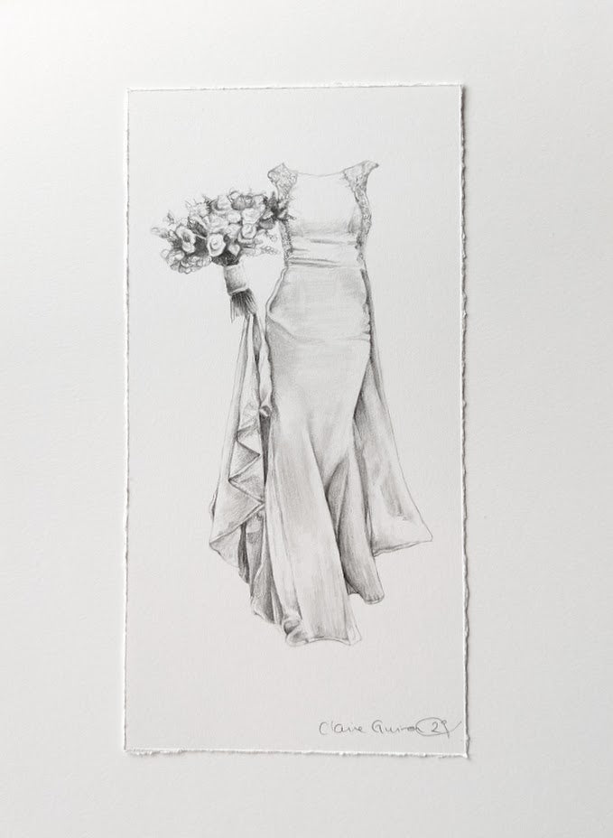 Wedding Dress Drawing