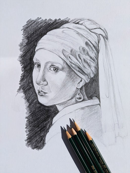 An Introduction to portrait drawing: Sketching Vermeer's Girl with a Pearl Earring