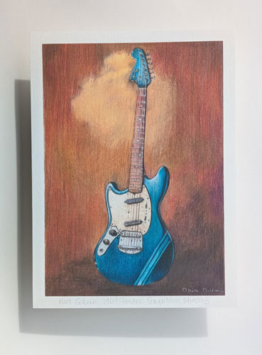Kurt Cobain's Guitar Giclée Print