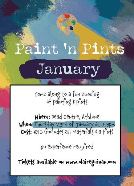 Painting class in Dead Centre Athlone Co.Westmeath