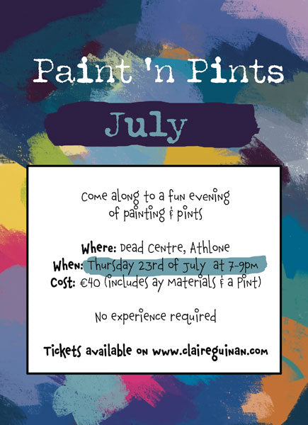 JULY Paint n Pints in Athlone